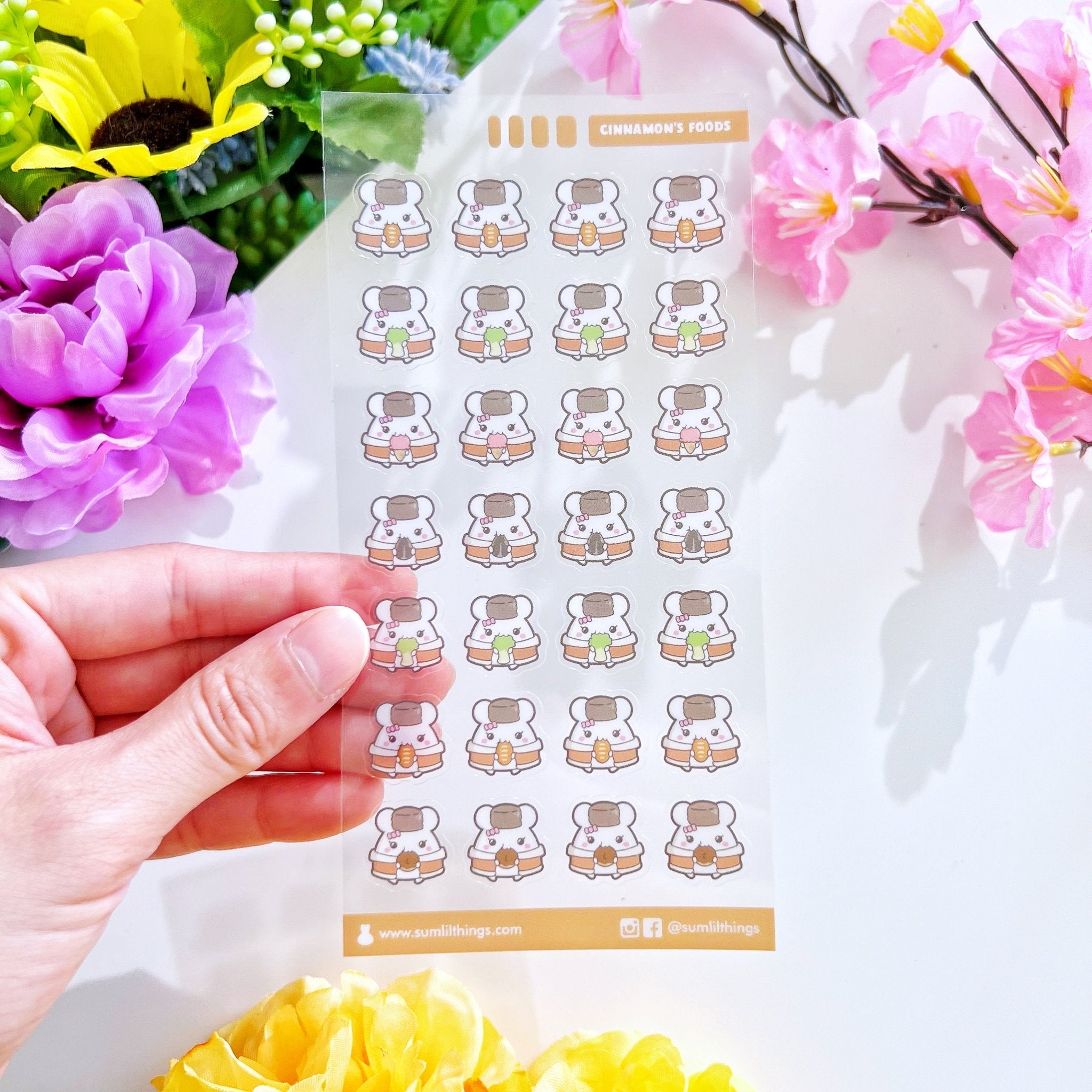 Seal Sticker - Lil' Cinnamon's Foods - Transparent - SumLilThings