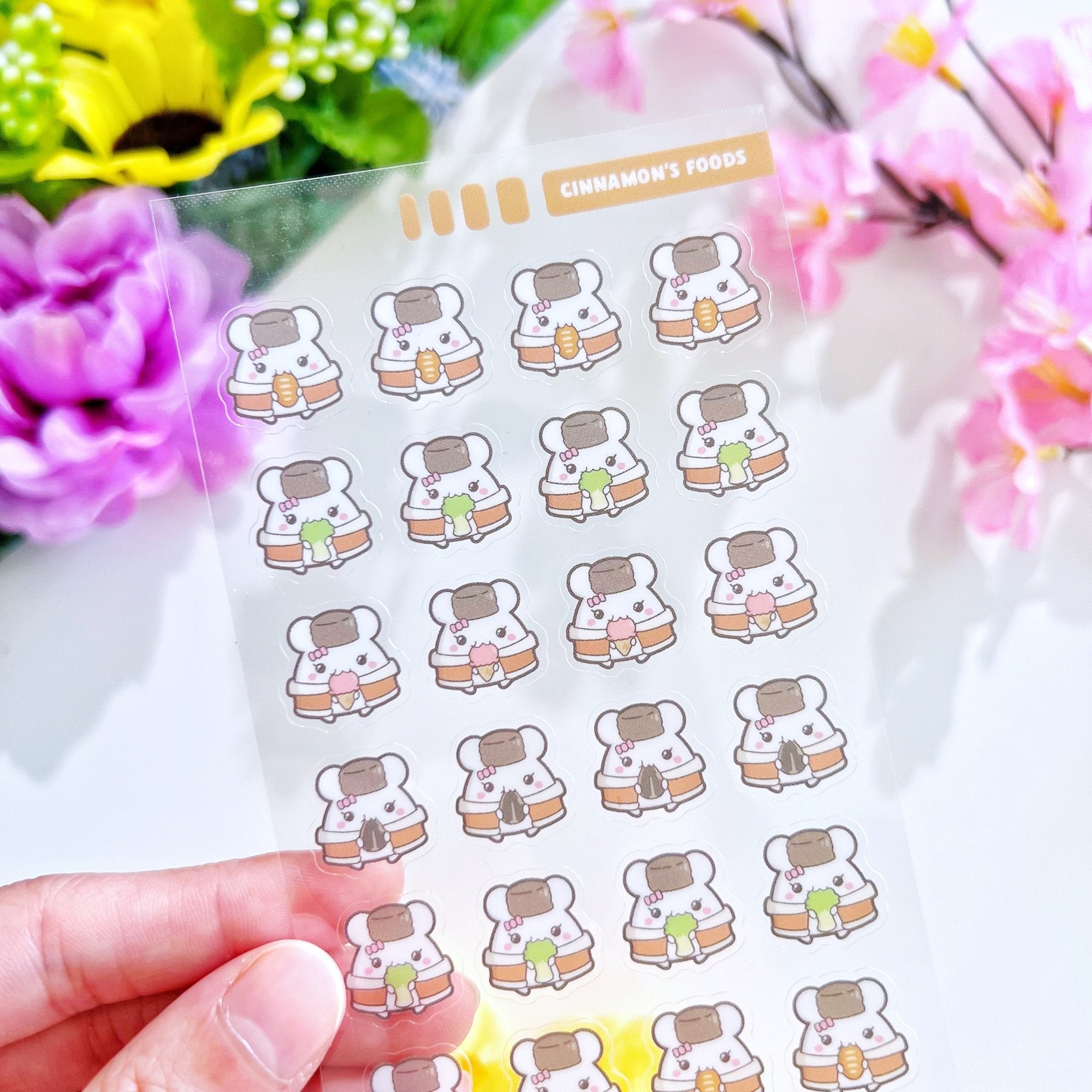 Seal Sticker - Lil' Cinnamon's Foods - Transparent - SumLilThings