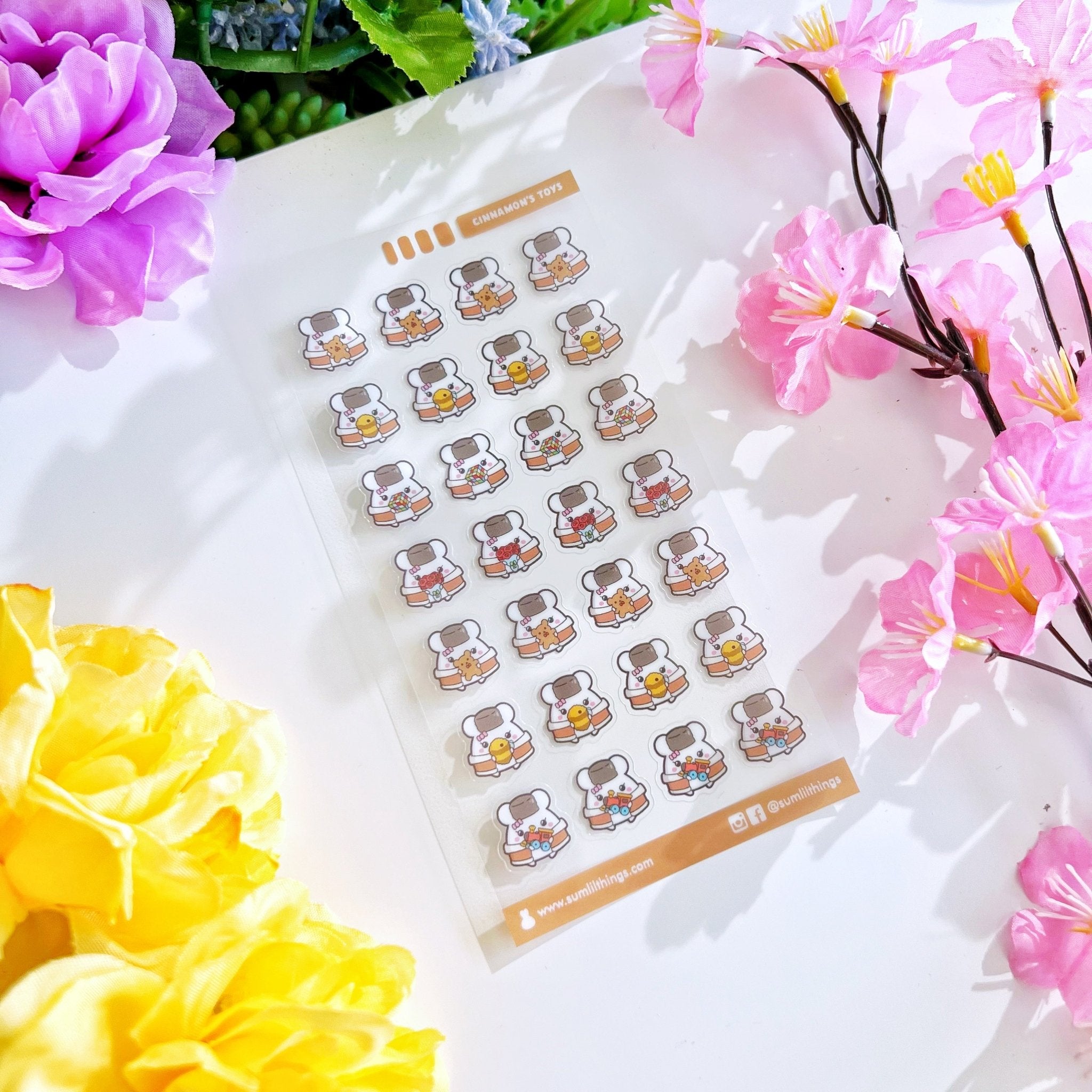 Seal Sticker - Lil' Cinnamon's Toys - Transparent - SumLilThings