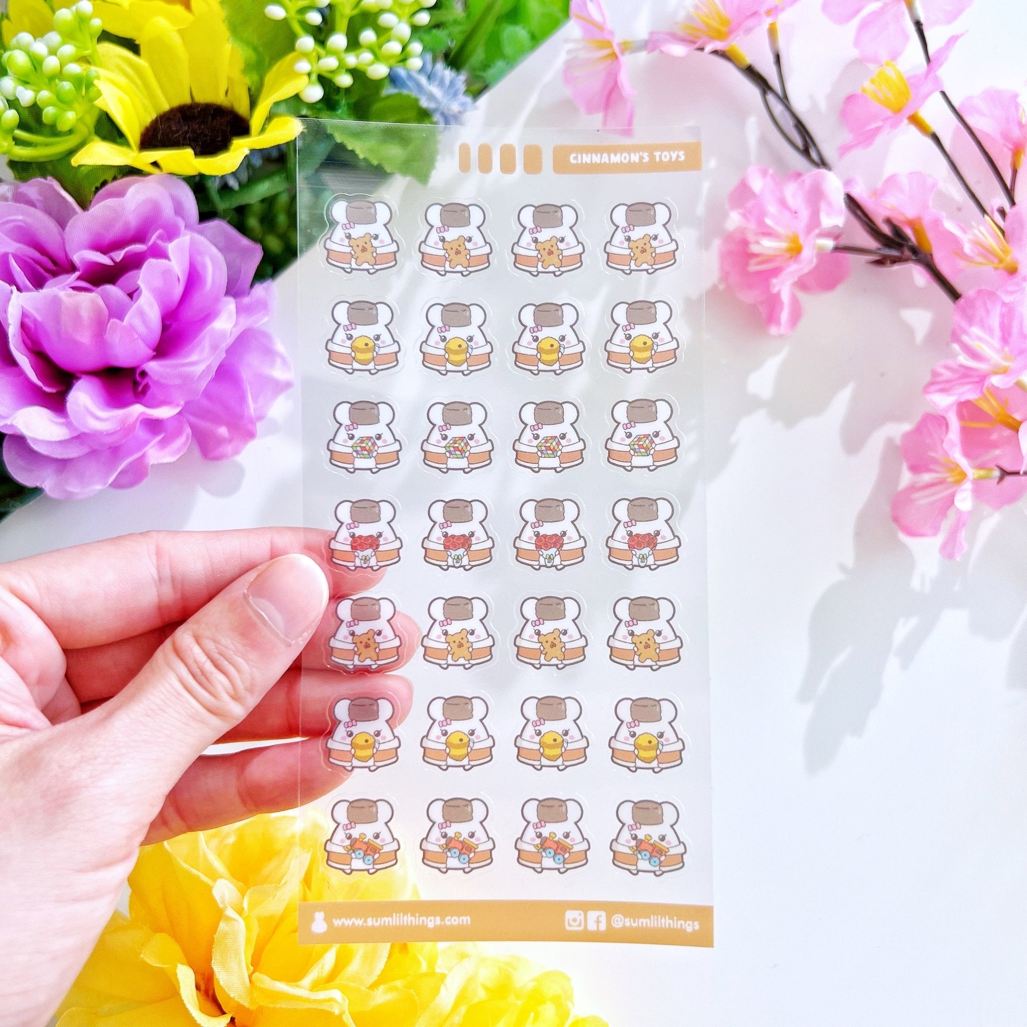 Seal Sticker - Lil' Cinnamon's Toys - Transparent - SumLilThings