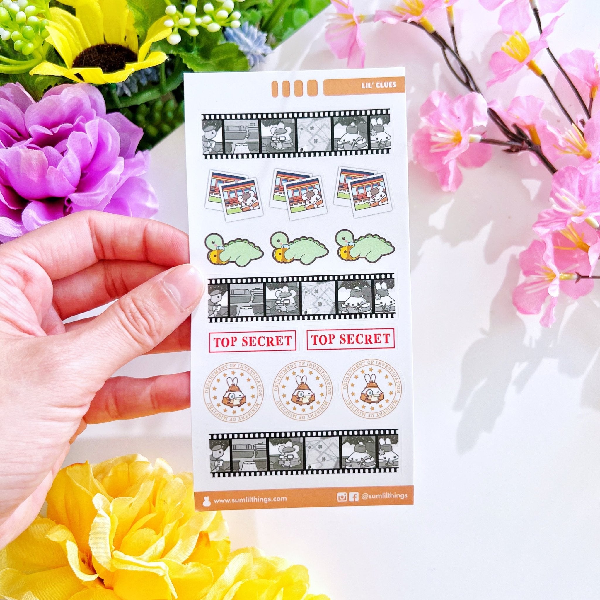 Seal Sticker - Lil' Clues - Matte - SumLilThings