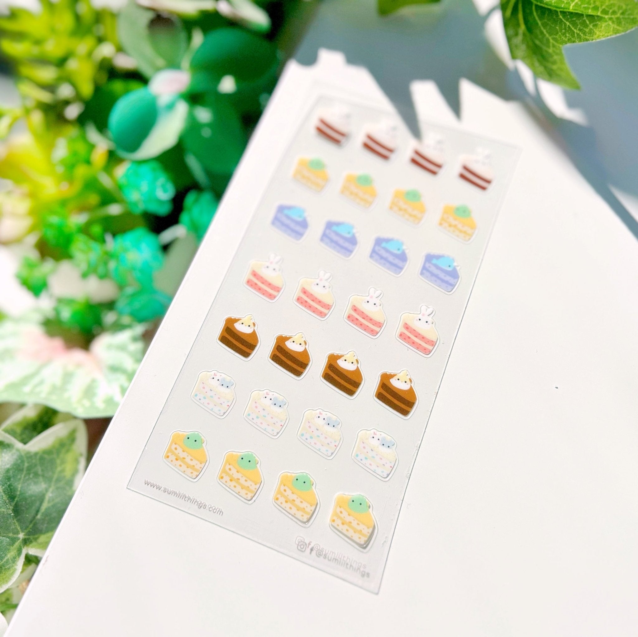 Seal Sticker - Lil' Cupcakes - Transparent - SumLilThings