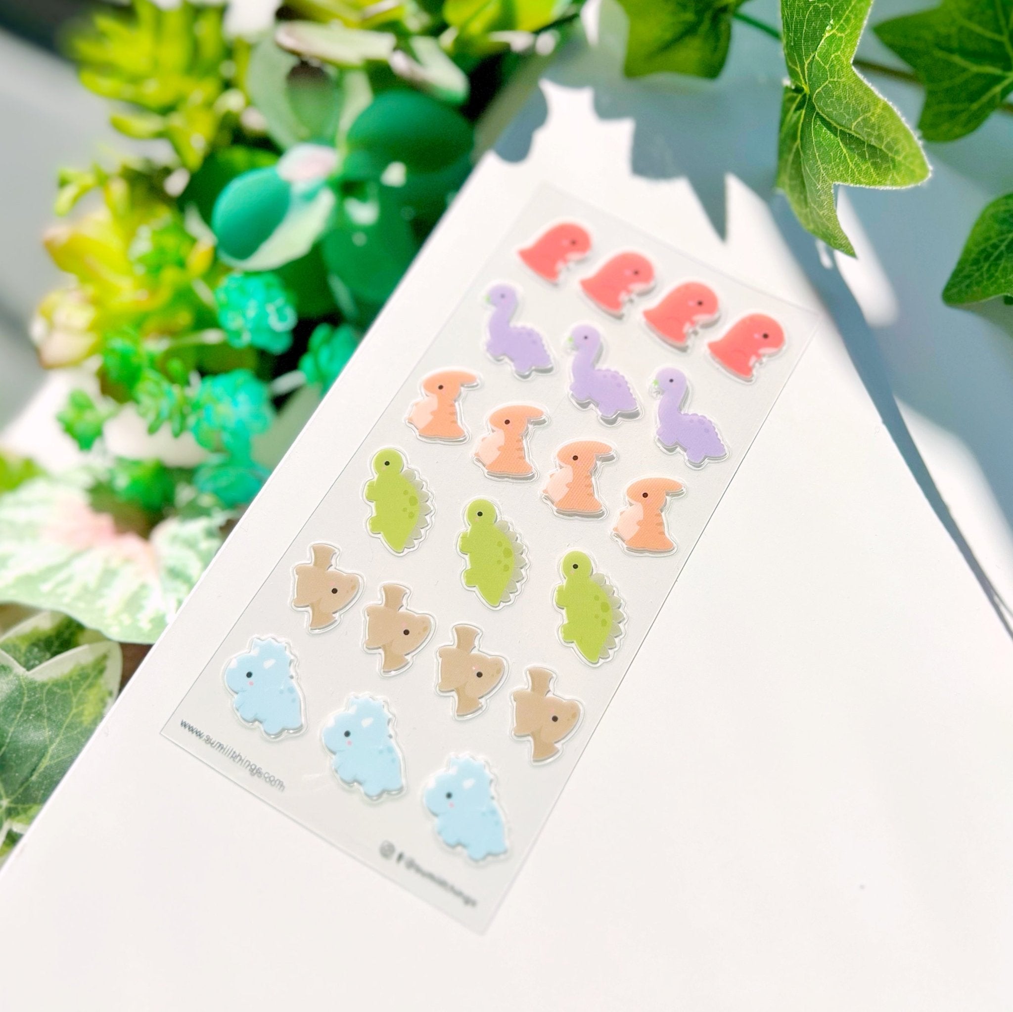 Seal Sticker - Lil' Dinohs - Transparent - SumLilThings