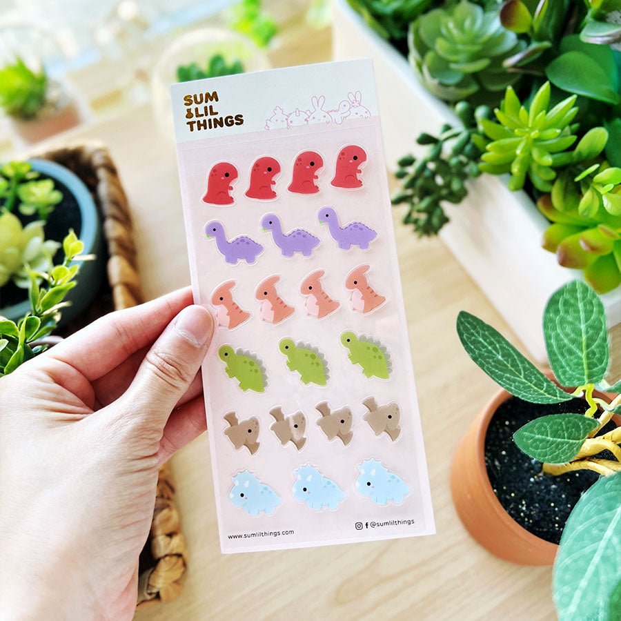 Seal Sticker - Lil' Dinohs - Transparent - SumLilThings