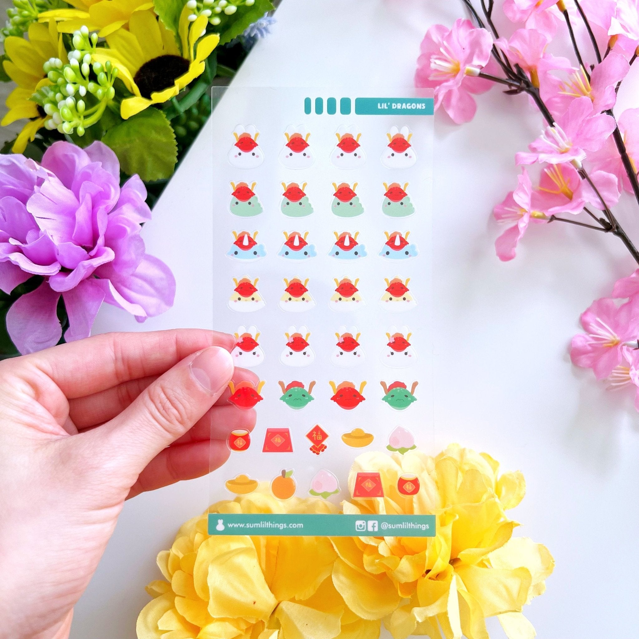 Seal Sticker - Lil' Dragon Dolls - Transparent - SumLilThings