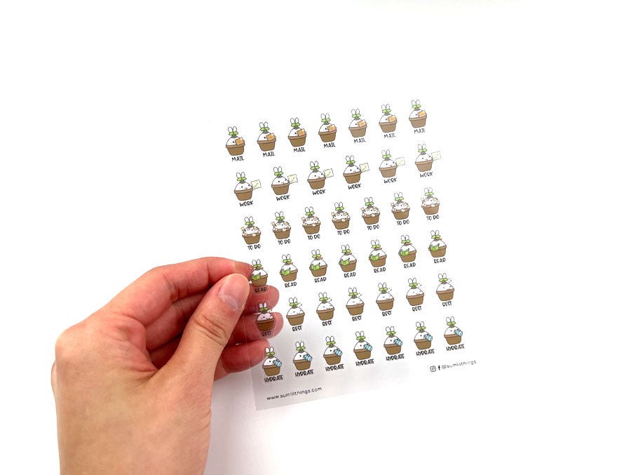 Seal Sticker - Lil' Greenhouse - Transparent - SumLilThings