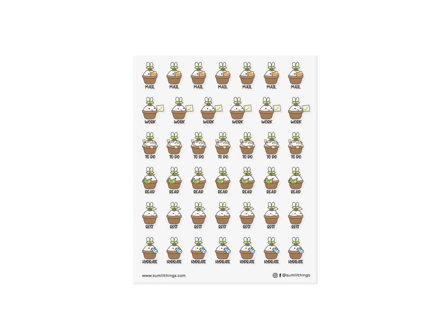 Seal Sticker - Lil' Greenhouse - Transparent - SumLilThings