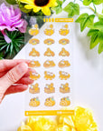 Seal Sticker - Lil' Honey Pastries - Transparent - SumLilThings
