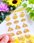 Seal Sticker - Lil' Honey Pastries - Transparent - SumLilThings
