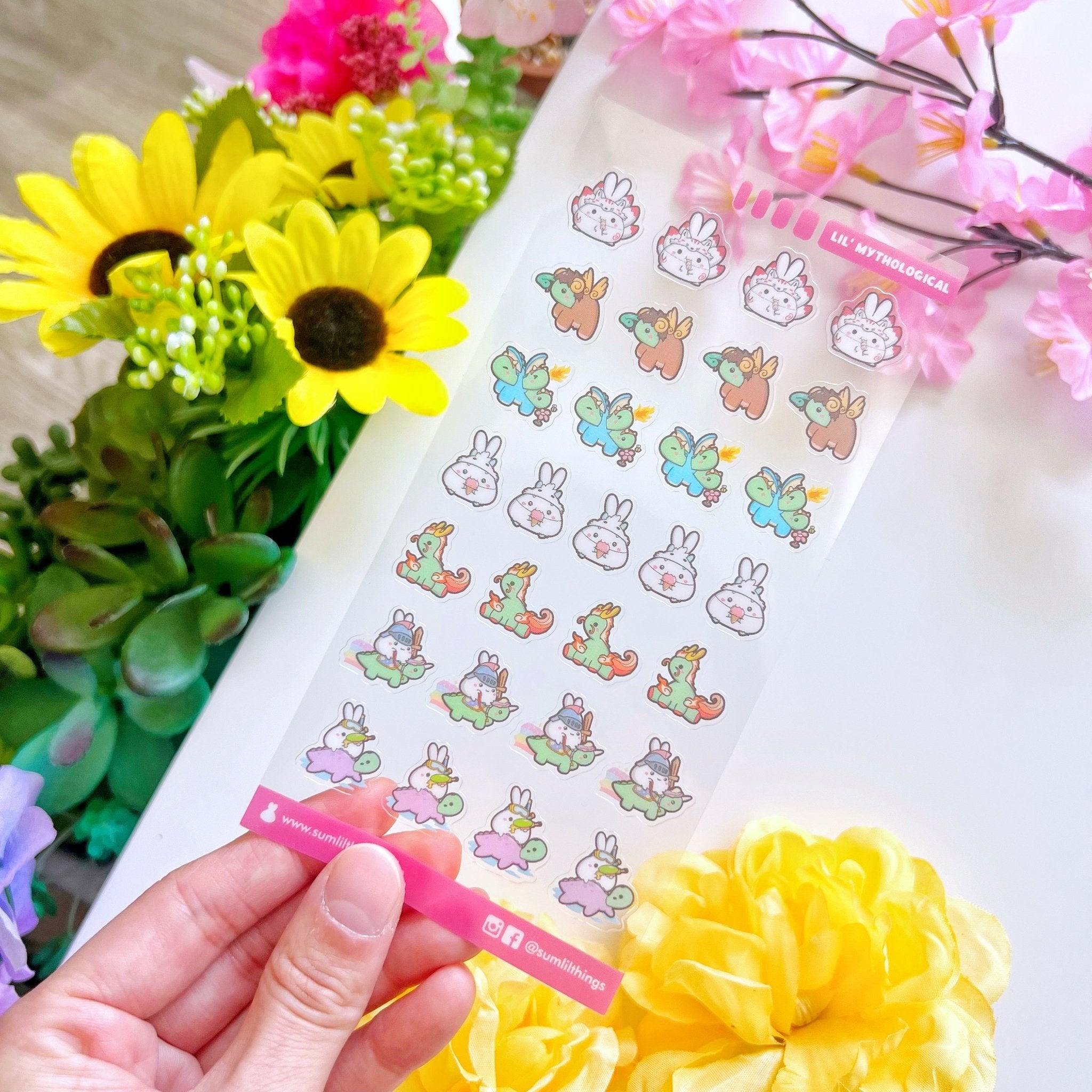 Seal Sticker - Lil' Mythical Creatures Ver. 2 - Transparent - SumLilThings