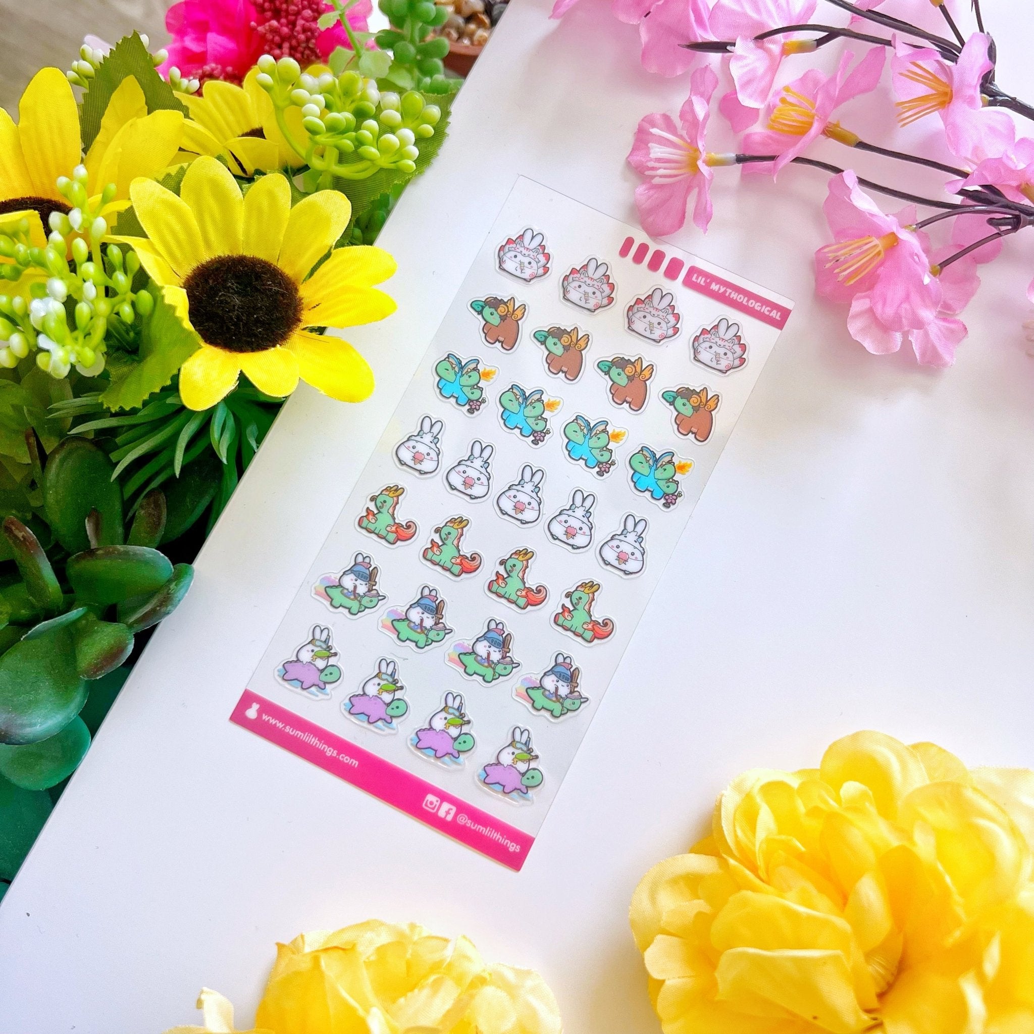 Seal Sticker - Lil' Mythical Creatures Ver. 2 - Transparent - SumLilThings