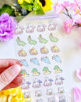 Seal Sticker - Lil' Sakura Boba - Transparent - SumLilThings