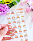 Seal Sticker - Lil' Spam Musubi - Transparent - SumLilThings