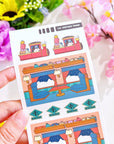Seal Sticker - Lil' Vintage Train (Build Your Scene) - Matte - SumLilThings