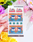 Seal Sticker - Lil' Vintage Train (Build Your Scene) - Matte - SumLilThings