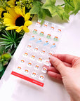 Seal Sticker - Lunar New Year Dolls - Transparent - SumLilThings
