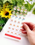Seal Sticker - Lunar New Year Dolls - Transparent - SumLilThings