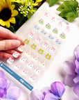 Seal Sticker - Sakura Dolls - Transparent - SumLilThings