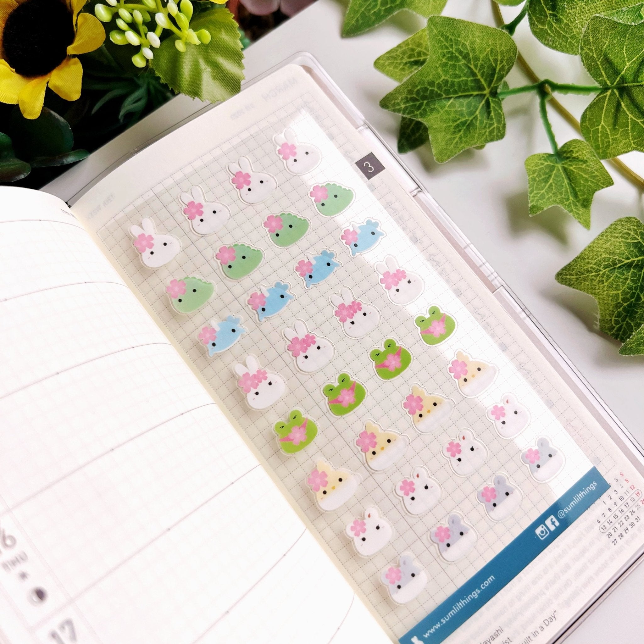 Seal Sticker - Sakura Dolls - Transparent - SumLilThings