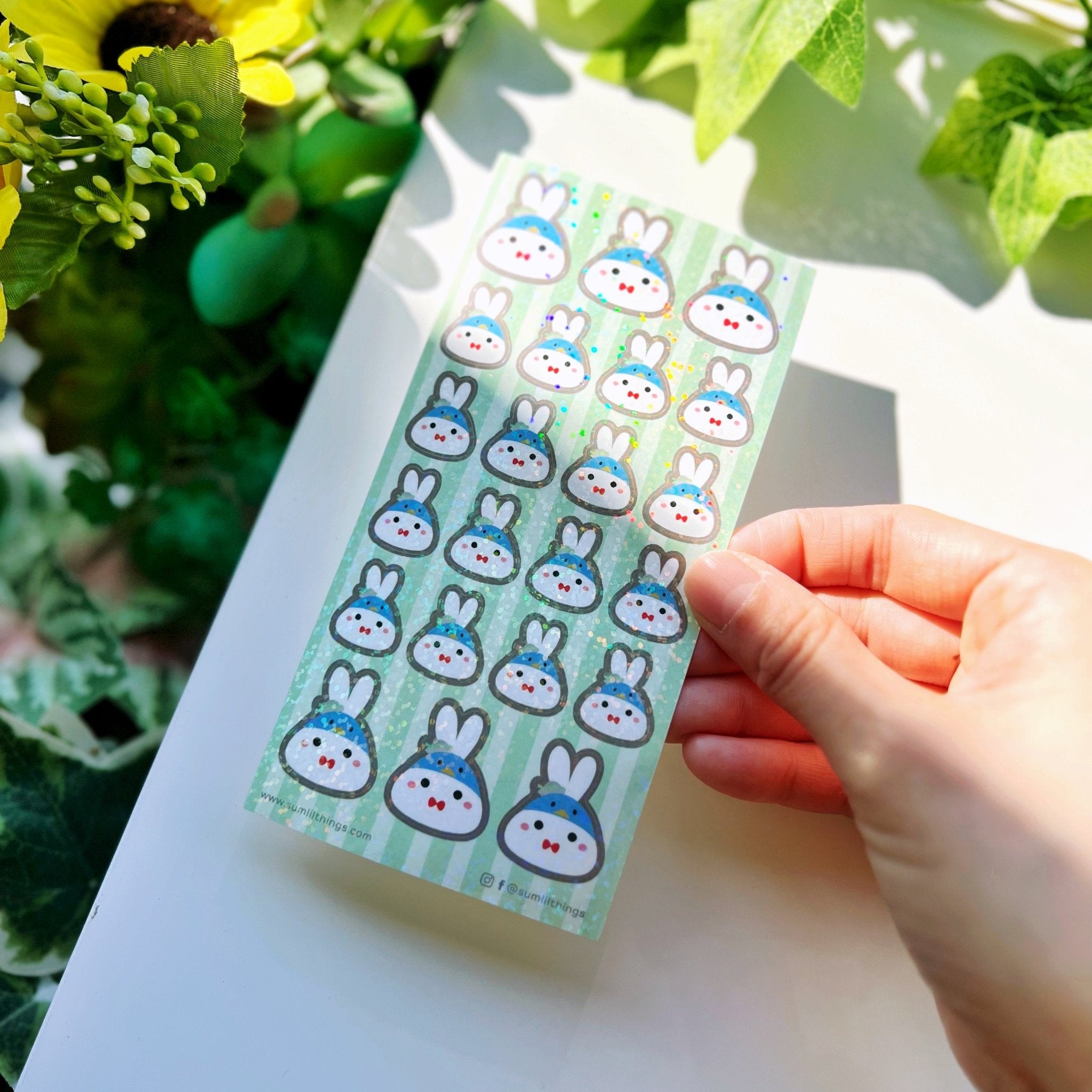 Seal Sticker - Tuxedo Lil - Holographic - SumLilThings