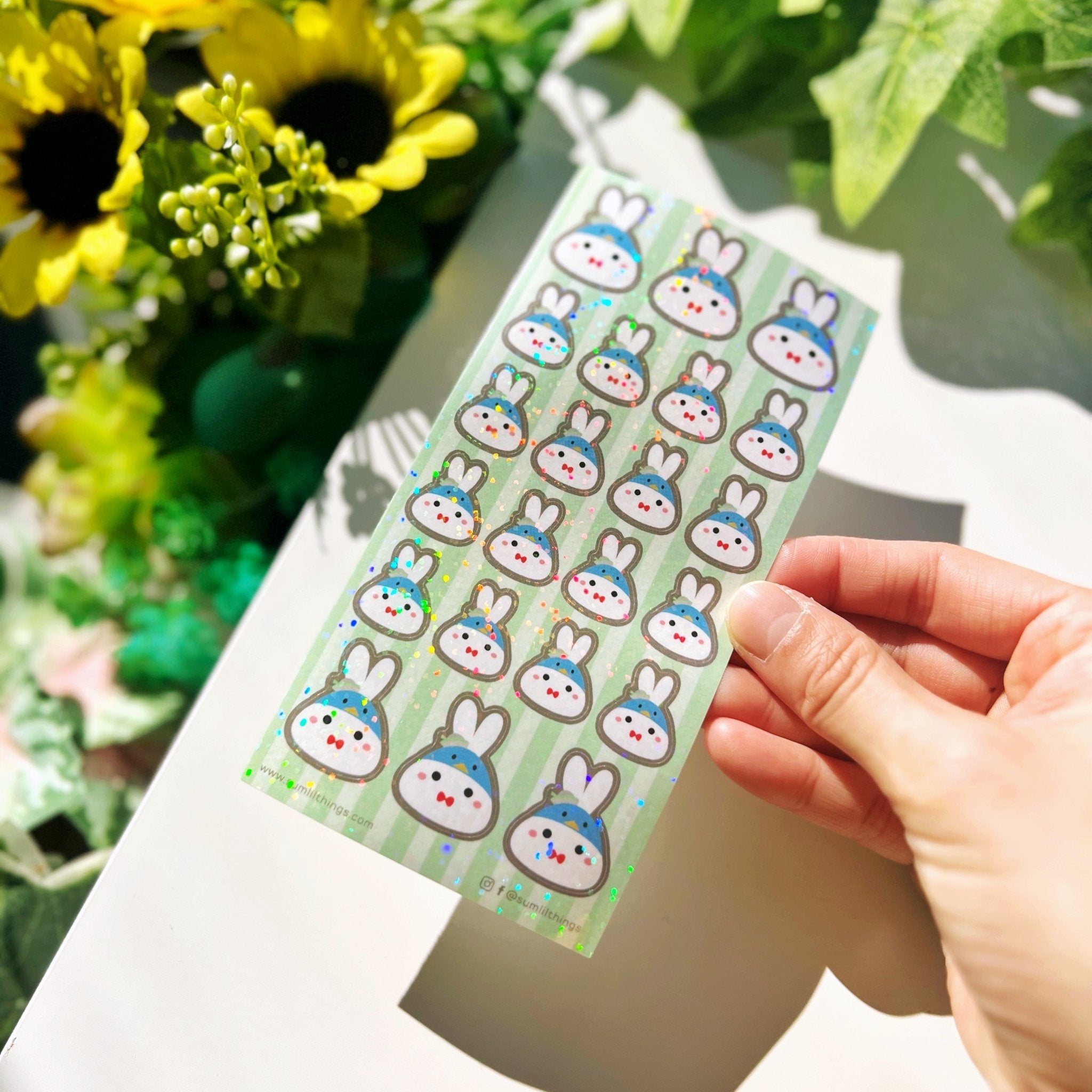 Seal Sticker - Tuxedo Lil - Holographic - SumLilThings