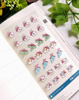 Seal Sticker - Umbrella Sakura - Transparent - SumLilThings