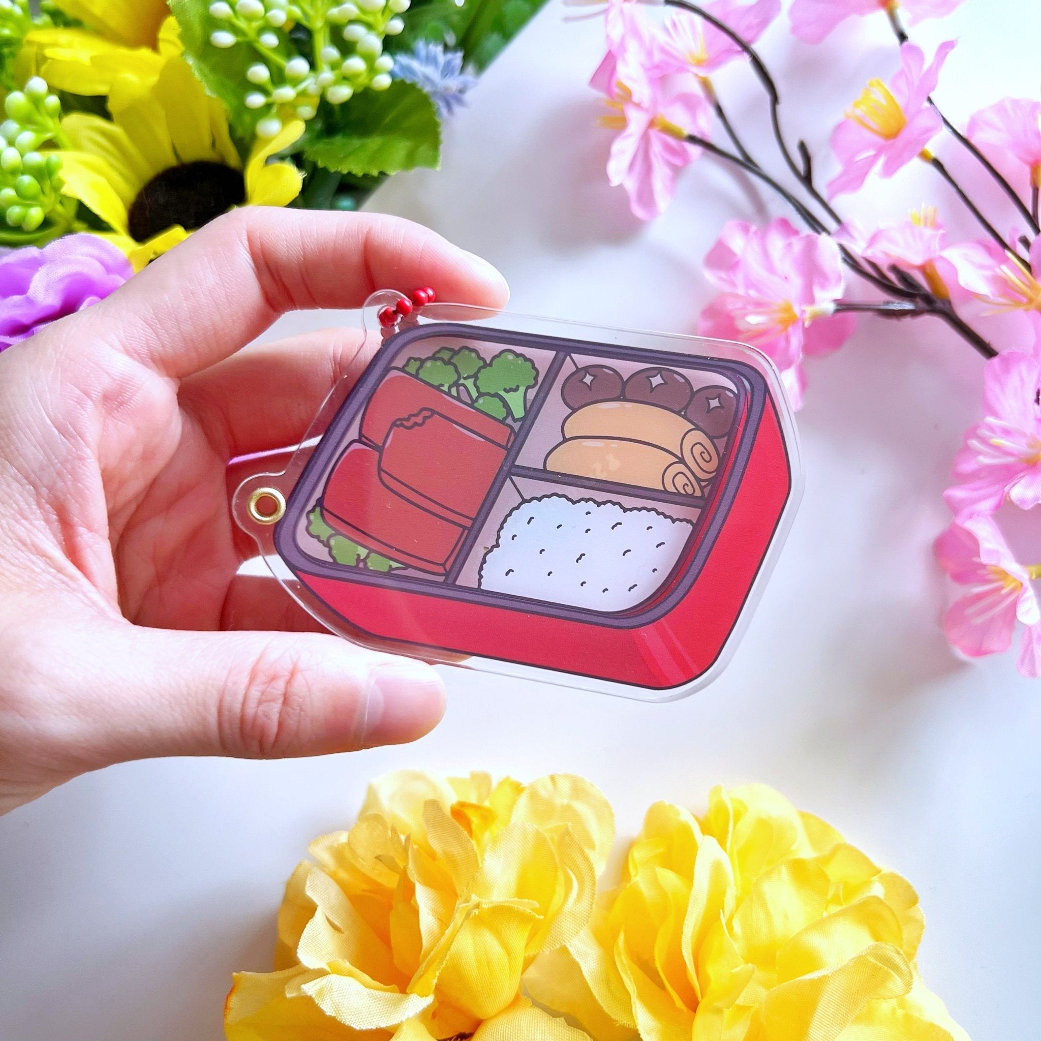 Shaker Keychain - Bento Box (Refillable) with Blind Bag - SumLilThings