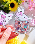 Shaker Keychain - Sakura Boba Cup (Refillable) with Blind Bag - SumLilThings