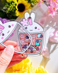 Shaker Keychain - Sakura Boba Cup (Refillable) with Blind Bag - SumLilThings
