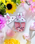 Shaker Keychain - Sakura Boba Cup (Refillable) with Blind Bag - SumLilThings