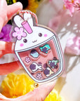 Shaker Keychain - Sakura Boba Cup (Refillable) with Blind Bag - SumLilThings