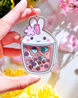 Shaker Keychain - Sakura Boba Cup (Refillable) with Blind Bag - SumLilThings