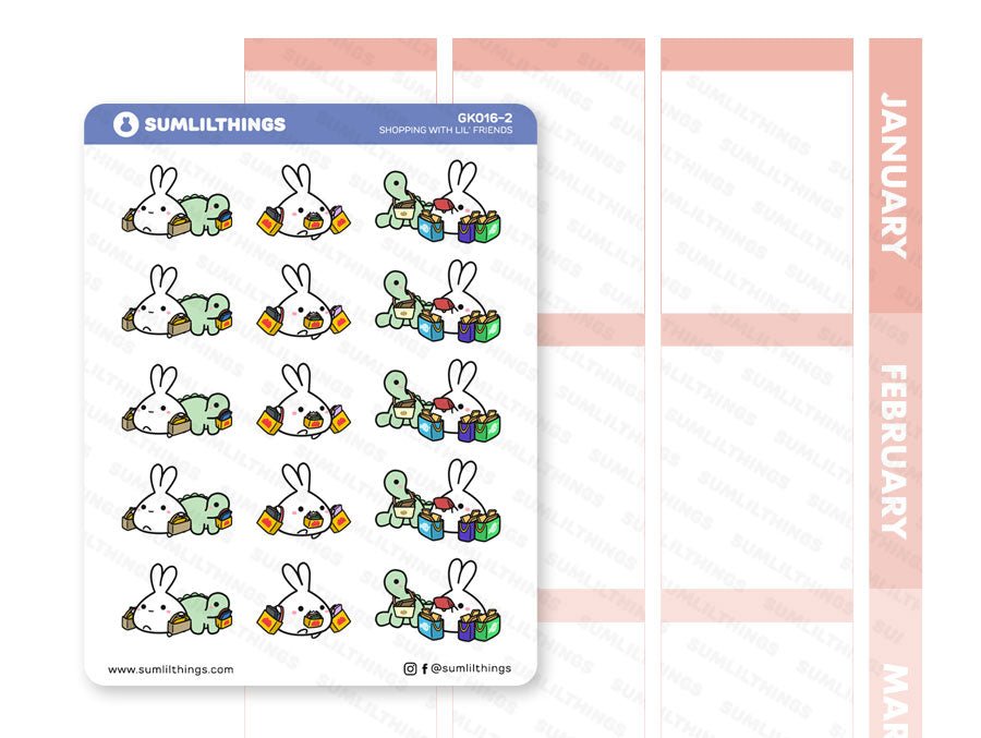 Shopping with Lil' Friends // SLT x OMWL Stickers - SumLilThings