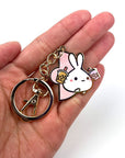 SLT x OMWL Hello Friends - Boba Run with Friends Keychain (Lil's Half) - SumLilThings