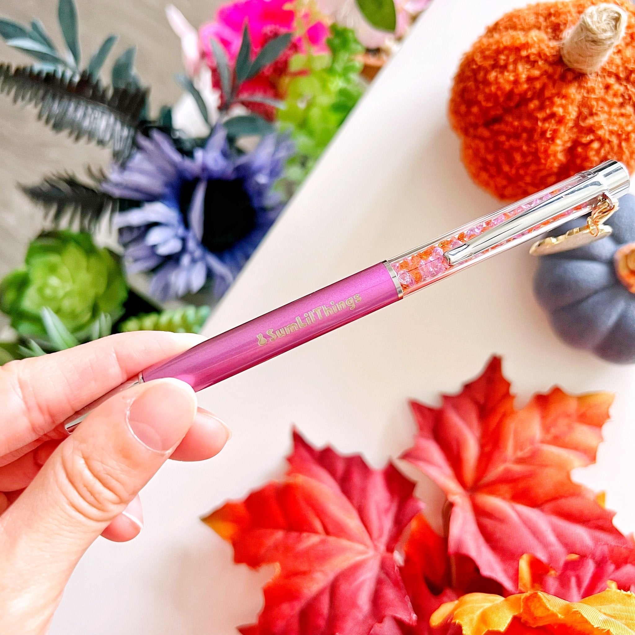 Stardust Writing Pen - Lil' Knife Charm (0.5mm Gel Ink) - SumLilThings