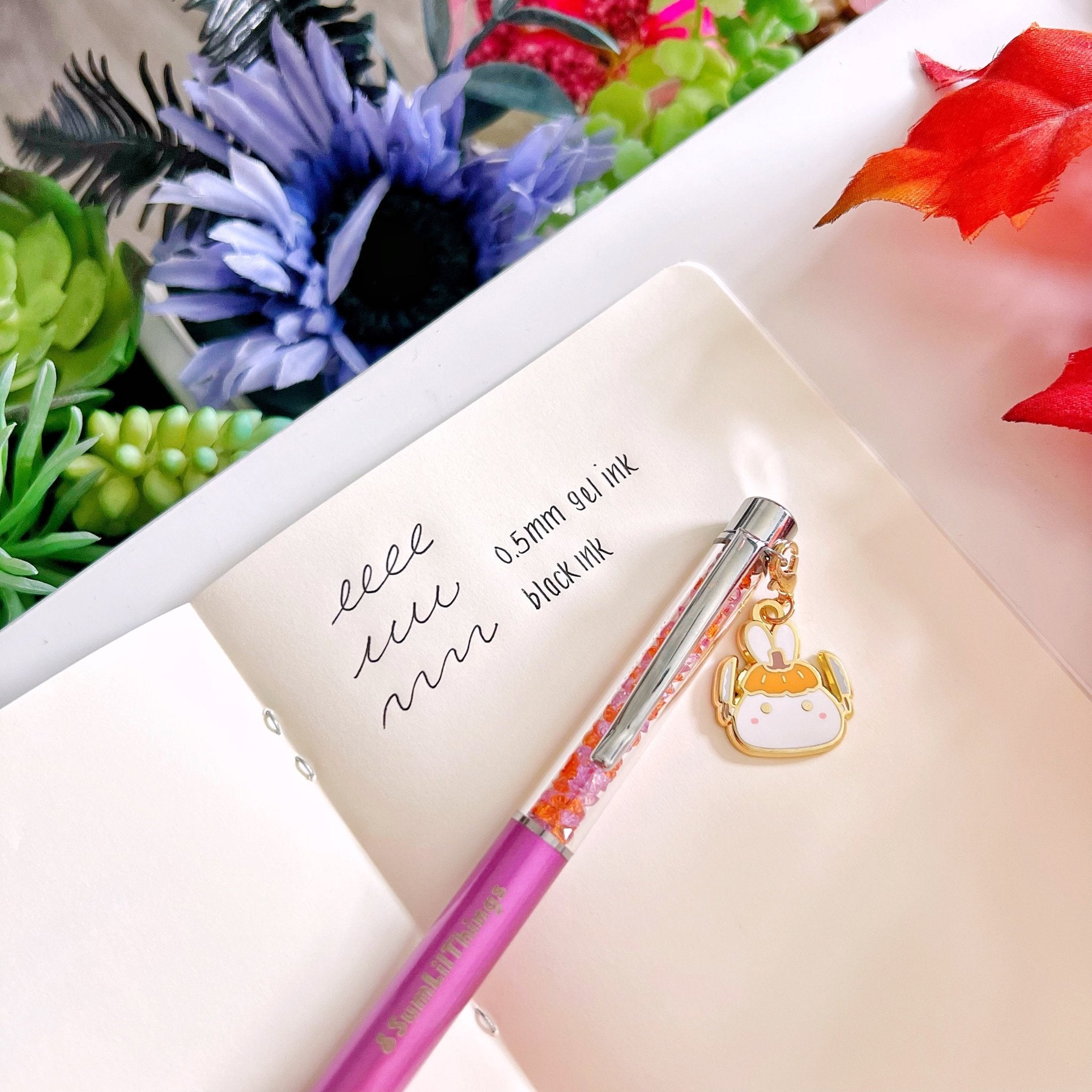 Stardust Writing Pen - Lil' Knife Charm (0.5mm Gel Ink) - SumLilThings