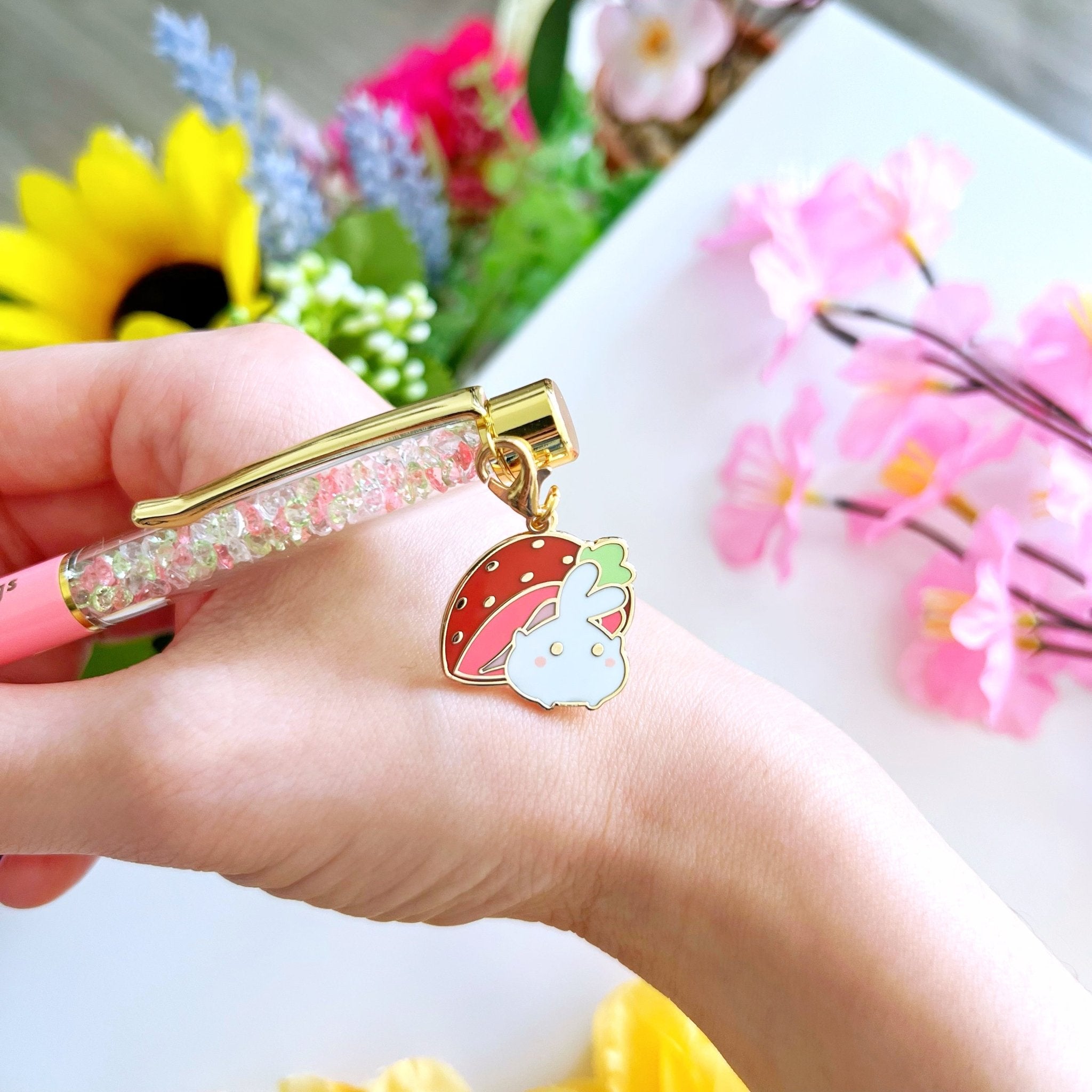 Stardust Writing Pen - Lil's Strawberry (0.5mm Red Gel Ink) - SumLilThings