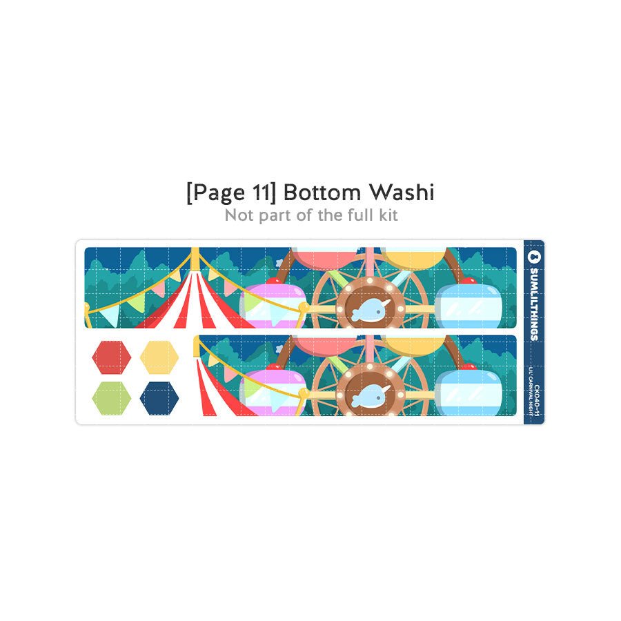 Vertical Kit - Carnival Night (11 Pages) - Holographic - SumLilThings