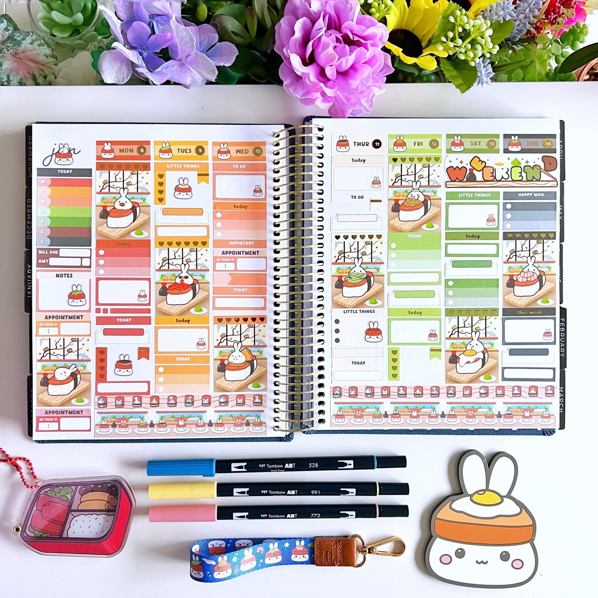 Vertical Kit - Lil' Spam Musubi - Gold Foil - SumLilThings