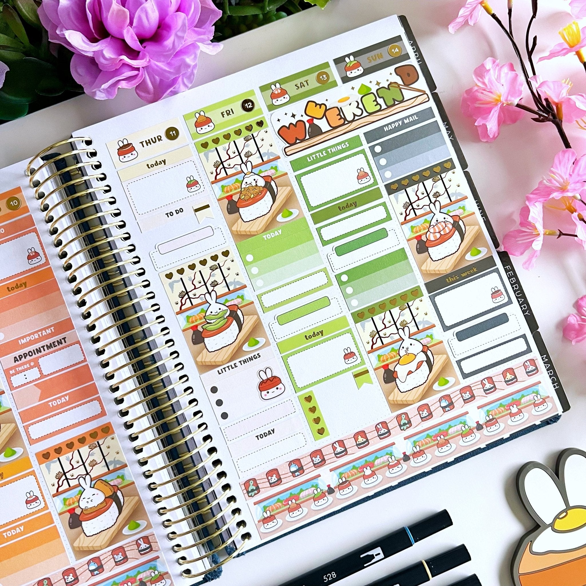 Vertical Kit - Lil' Spam Musubi - Gold Foil - SumLilThings