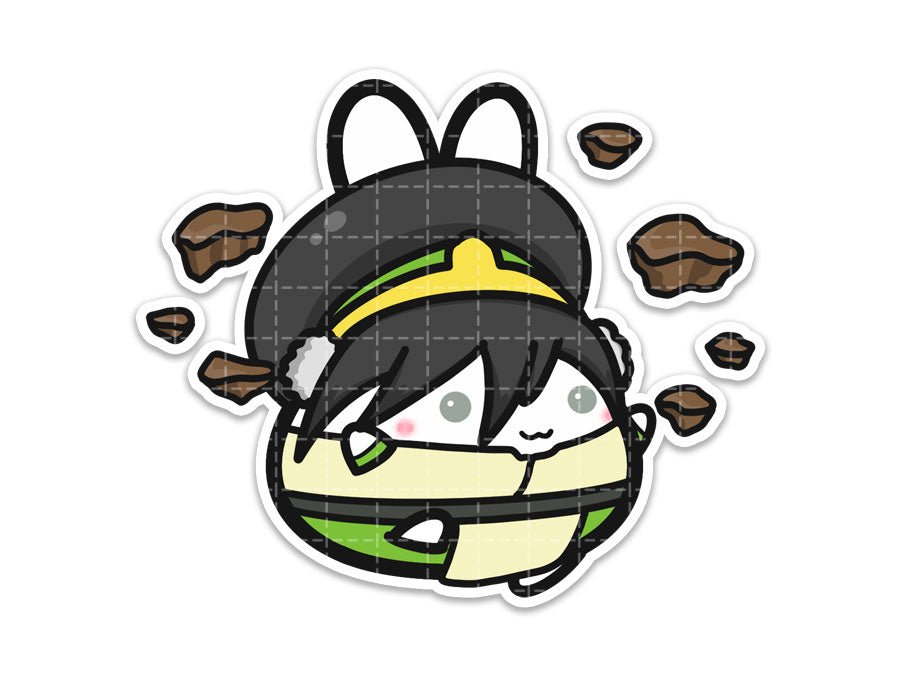 Vinyl Sticker - Avatar Airbender Toph - SumLilThings
