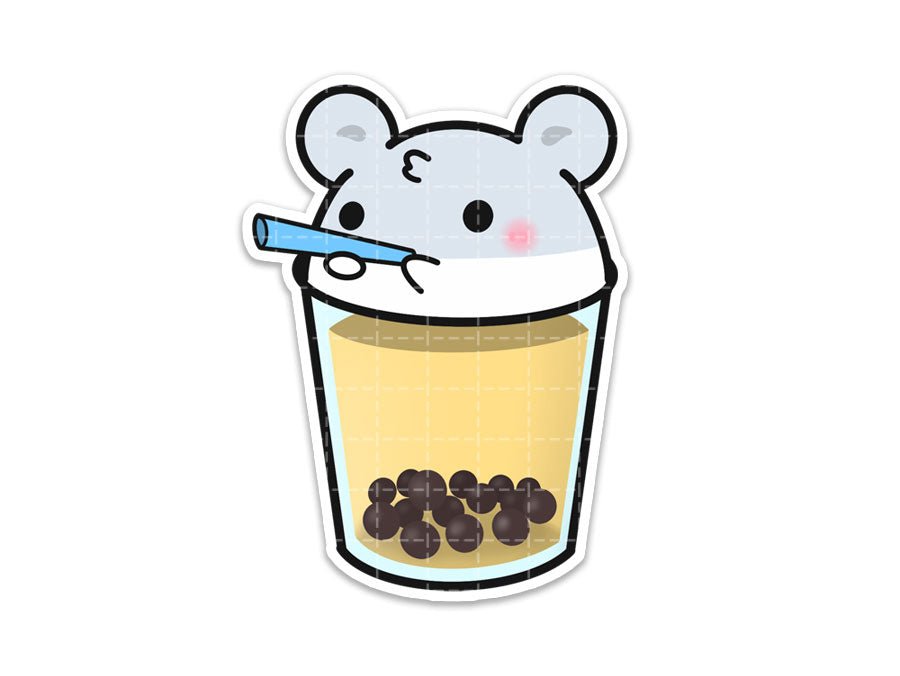 Vinyl Sticker - Boba Oatmeal - SumLilThings
