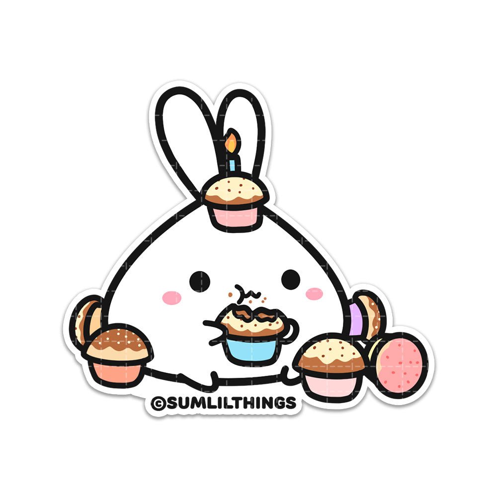 Vinyl Sticker - Cupcake Lil - SumLilThings