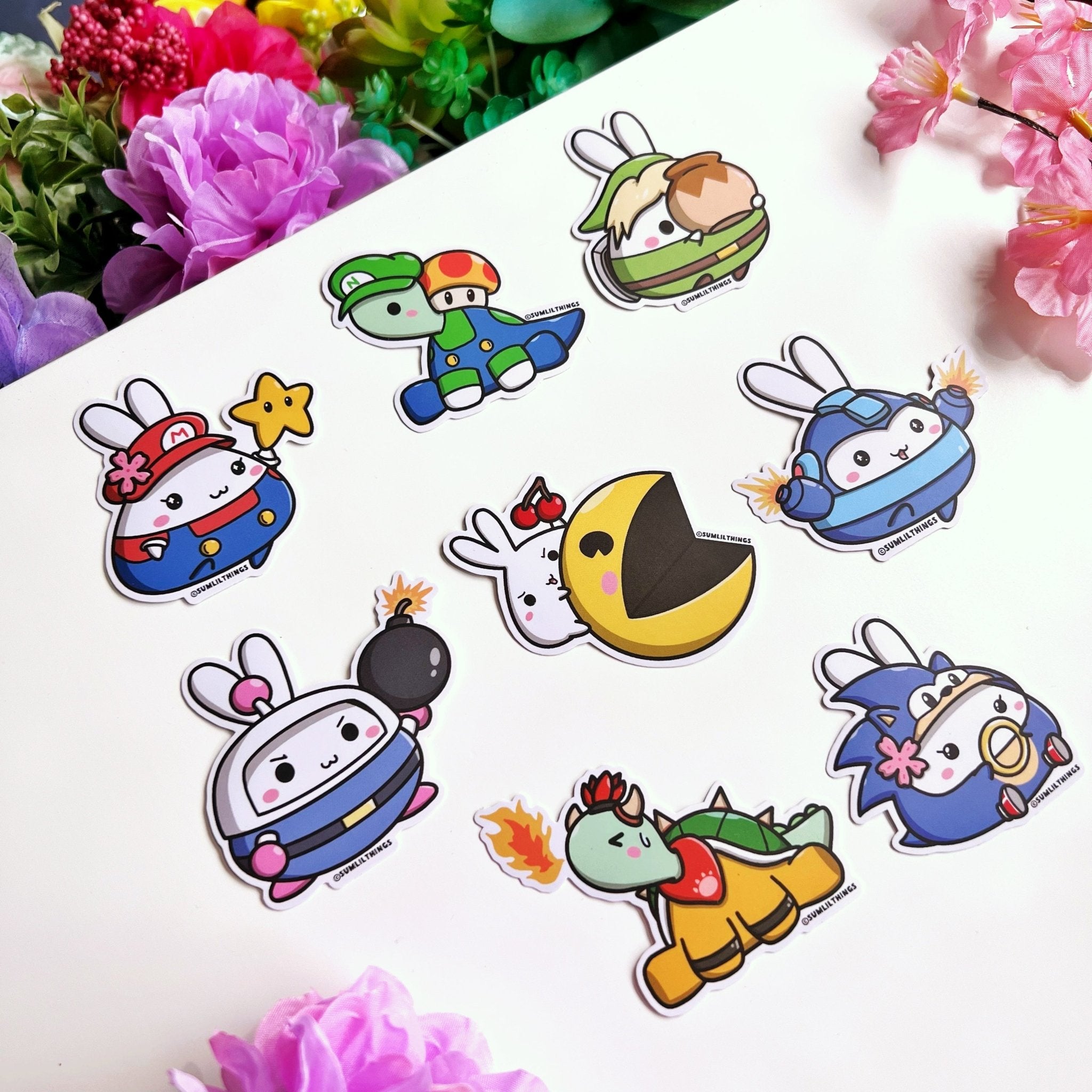 Vinyl Sticker - Gamer Series (Set of 8) - SumLilThings
