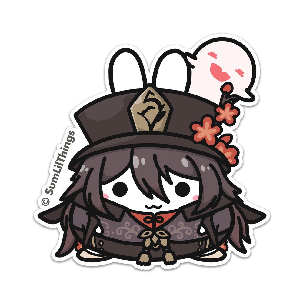 Vinyl Sticker - Genshin Impact Hutao - SumLilThings