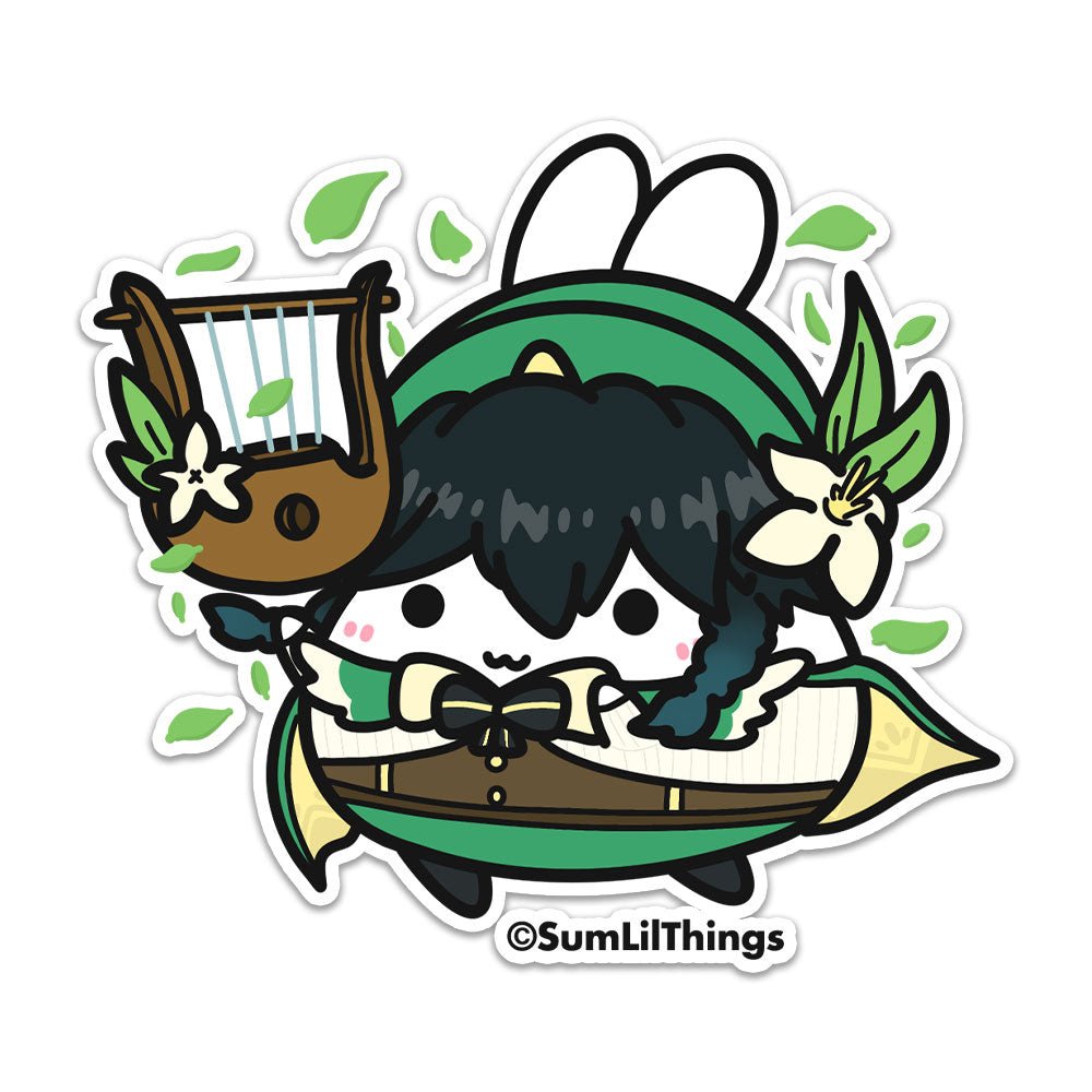 Vinyl Sticker - Genshin Impact Venti - SumLilThings
