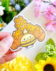 Vinyl Sticker - Honey Croissant Chichi (Transparent) - SumLilThings