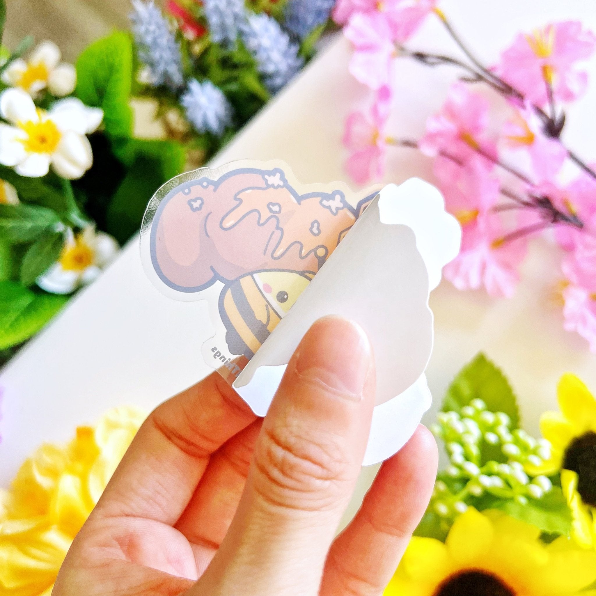 Vinyl Sticker - Honey Croissant Chichi (Transparent) - SumLilThings