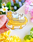 Vinyl Sticker - Honey Swirl (Transparent) - SumLilThings
