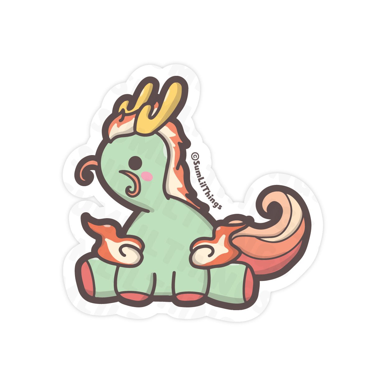 Vinyl Sticker - Kirin Nohnoh - SumLilThings